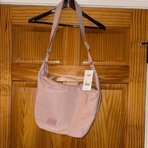 Beis NWT Soft Dusty Atlas Pink Shoulder Hobo Bag for Women The Crescent Catchall